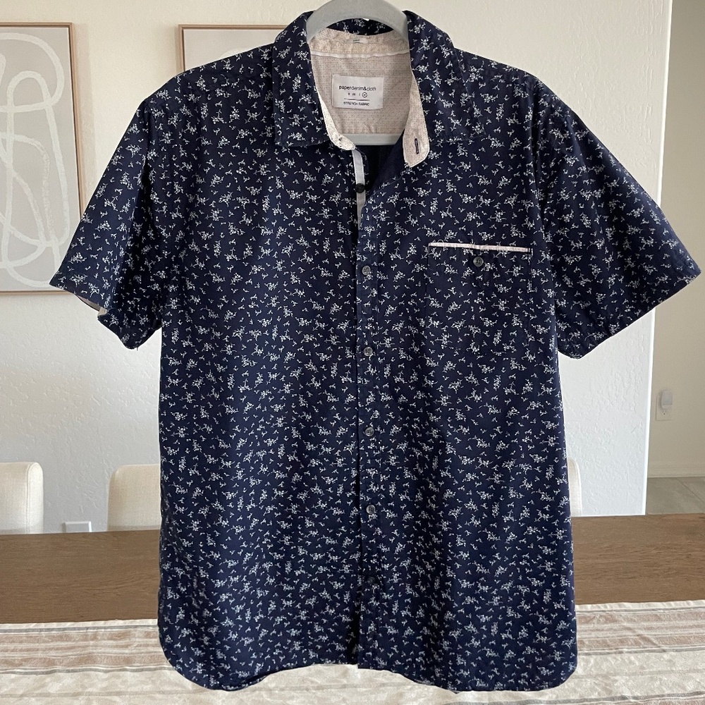 Men’s Short Sleeve Button Up Shirt